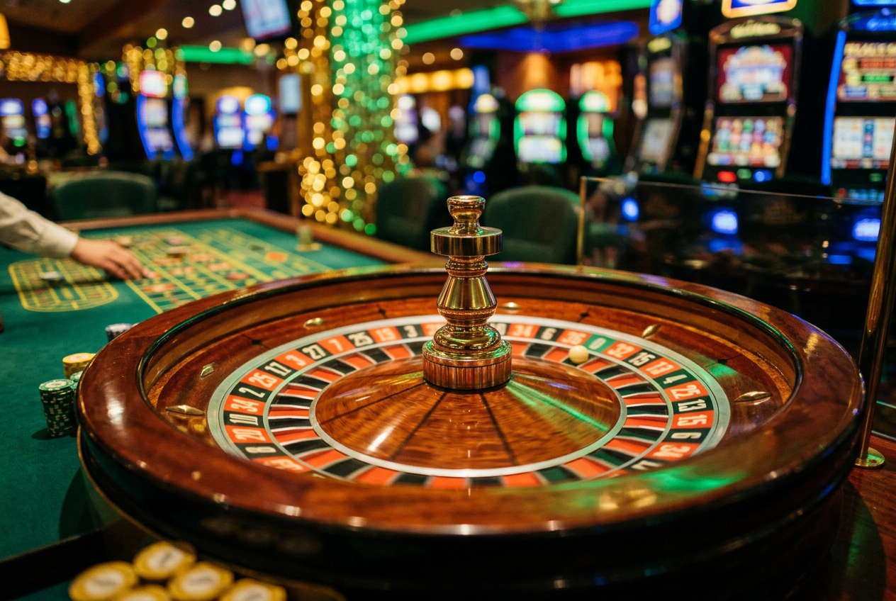 Atmosféra prestižního kasina s důrazem na detail hry